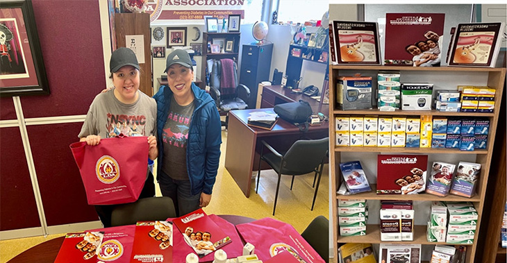 LDA Provides Free Diabetes Supplies to Communities Affected by Recent Events